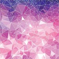 Multicolor pink, blue, purple geometric rumpled triangular low poly style gradient illustration graphic background. Vector polygonal design for your business.