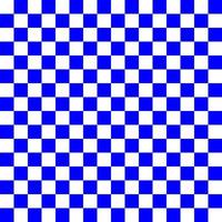 Checkered seamless blue and white pattern background. Tablecloth or flag racing pattern. Free Vector