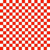 Checkered seamless red white pattern background. Tablecloth pattern. Free Vector
