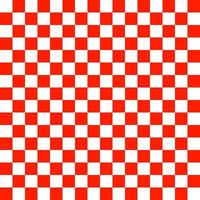 Checkered seamless red white pattern background. Tablecloth pattern. Free Vector