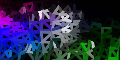 papel tapiz poligonal geométrico vector multicolor oscuro.