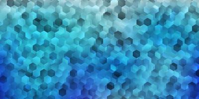 Light blue vector template in a hexagonal style.