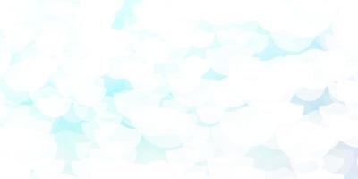 Light BLUE vector pattern with spheres.