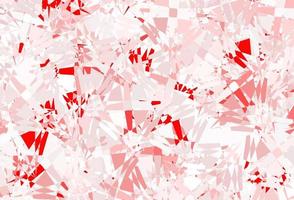 Light Red vector pattern with polygonal shapes.