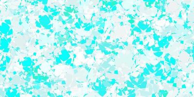 Light Blue, Green vector background with triangles.