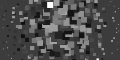 patrón de vector gris claro en estilo cuadrado.