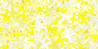 Light Yellow vector background with polygonal forms.