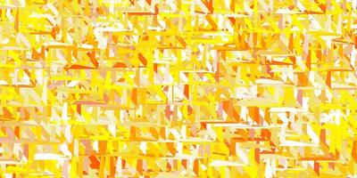 Light yellow vector background with triangles.