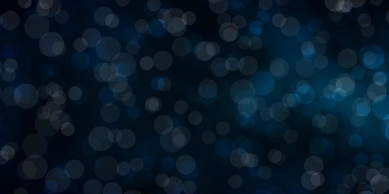 Dark Green vector template with circles.