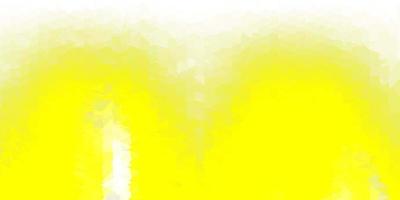 Light yellow vector abstract triangle pattern.