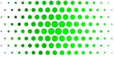 Light Green vector template with circles.