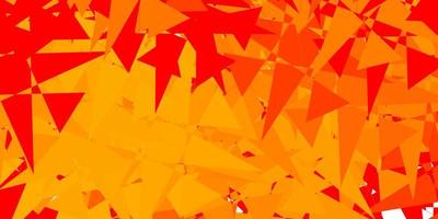 Light Orange vector layout with triangle forms.