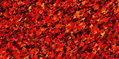 Dark orange vector layout with triangle forms.