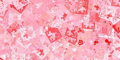 Light Red vector background with polygonal forms.