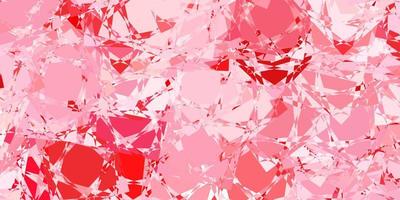 Light Red vector layout with triangle forms.