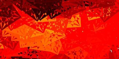 Light Red, Yellow vector template with triangle shapes.