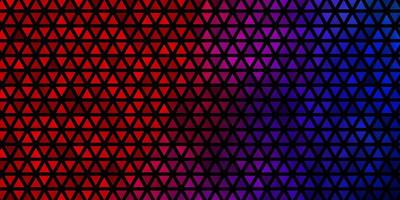 Light Blue, Red vector background with triangles.