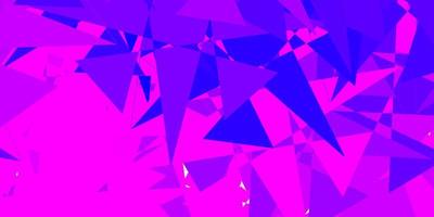 Light Purple, Pink vector pattern with abstract shapes.