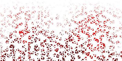 Light red vector backdrop with chaotic shapes.