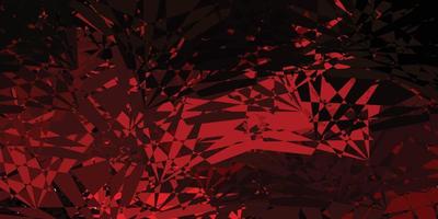 Dark Red vector template with abstract forms.