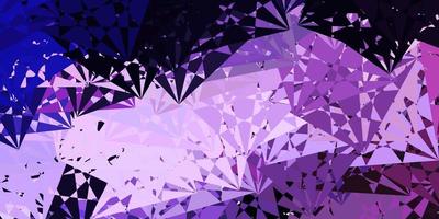 Light Purple vector texture with memphis shapes.