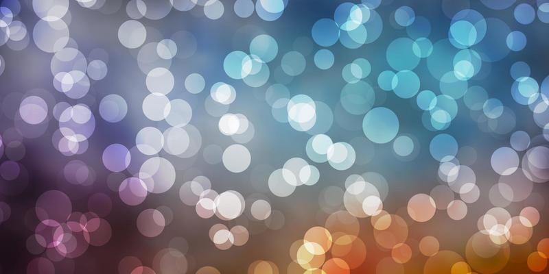 Light Blue, Red vector pattern with spheres.