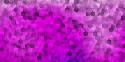 Light purple vector background with hexagonal shapes.