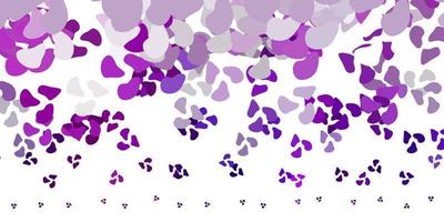 Light purple vector template with abstract forms.