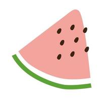 Simple Watermelon Art vector