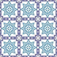 Mosaic seamless pattern vector