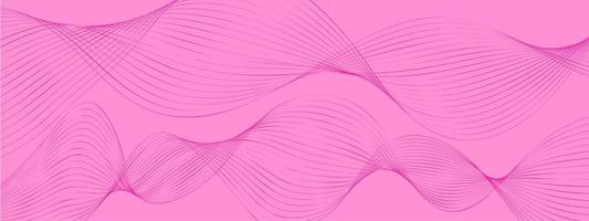 fondo púrpura rosa dinámico mínimo, fondo de ondas digitales creativas abstractas, vector de concepto de página de inicio moderno. ondas suaves y brillantes para folleto, sitio web, diseño de volante, banner.