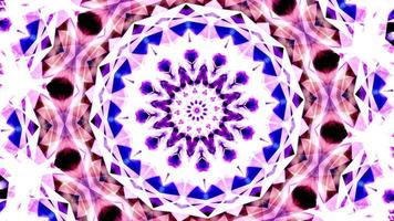 abstraktes flackern rosa lila hypnotischer kaleidoskopkomplex video