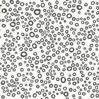 Hand drawn abstract vector pattern with dots, bubbles, spots. Animal print seamless background in neutral colors. Doodle style.