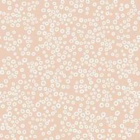 Vector seamless pattern. Hand drawn abstract geometric background with dots or bubbles. Subtle neutral print.