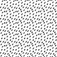 Handdrawn black and white brush stroke seamless pattern. Memphis style pattern. Abstract background. vector