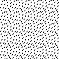 Handdrawn black and white brush stroke seamless pattern. Memphis style pattern. Abstract background. vector