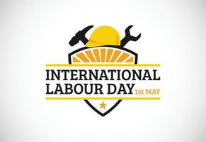 Happy Labour Day 2022 Vector. 1st May International Labour Day. Worker's Day Vector Art