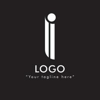 logotipo de la letra inicial. utilizable para logotipos comerciales y de marca. elemento de plantilla de diseño de logotipo de vector plano