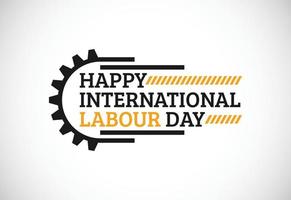 Happy Labour Day 2022 Vector. 1st May International Labour Day. Worker's Day Vector Art