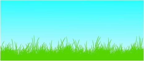 grass and sky, grass edge, grassland background vector