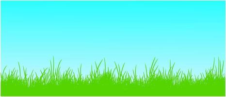 grass and sky, grass edge, grassland background vector