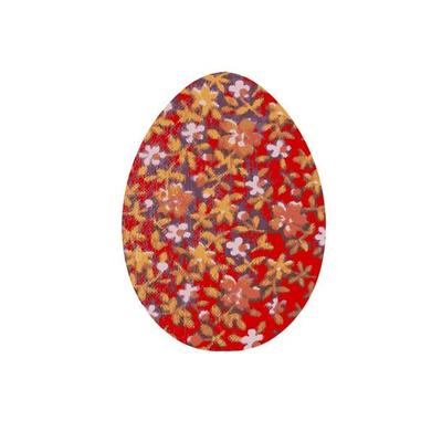 Image of an egg with floral ornament