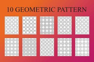 Geometric Pattern Scrapbook vector