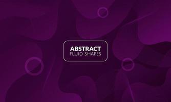 Abstract Violet Fluid Wave Background vector