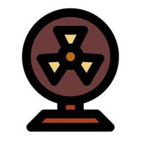 Fan with filled line icon suitable for home icon set vector