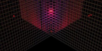 neon grid laser background neon light 80s 3d illustration photo