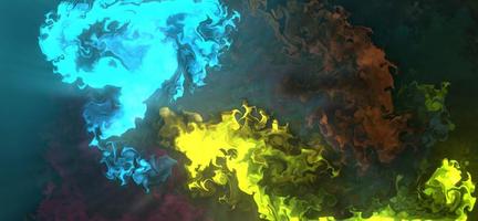 Fluid Art. Abstract colorful background, wallpaper, texture. abstract colored dust explosion background. Mixing paints. Modern art. Marble texture photo