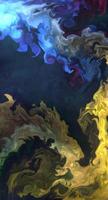 Alcohol ink colors translucent. Abstract multicolored marble texture background. Design wrapping paper, wallpaper. Mixing acrylic paints. Modern fluid art. Alcohol Ink Pattern photo