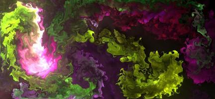 Fluid Art. Abstract colorful background, wallpaper, texture. abstract colored dust explosion background. Mixing paints. Modern art. Marble texture photo