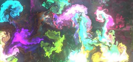 arte fluido. fondo colorido abstracto, papel tapiz, textura. fondo de explosión de polvo de color abstracto. mezclar pinturas. arte Moderno. textura de marmol foto
